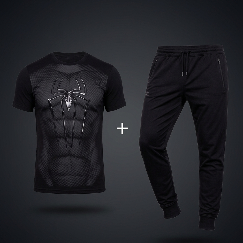 Imported Superhero Style Premium T-Shirt and Trouser (Spiderman)